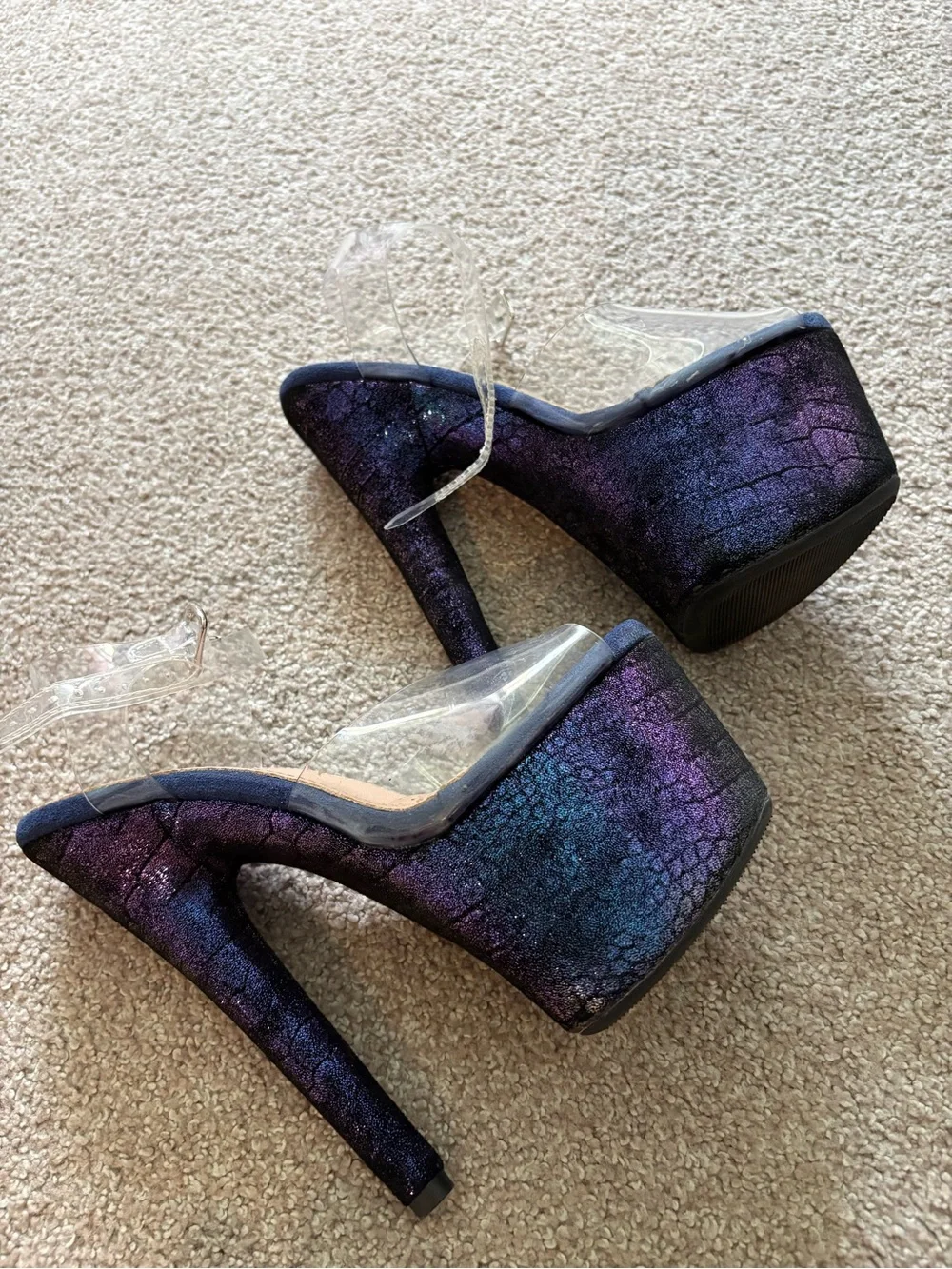 hella heels midnight mermaid 7”